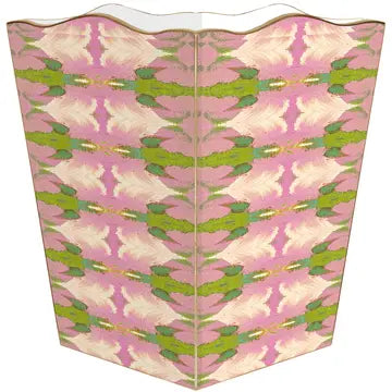 Laura Park Cabana Pink Wastepaper Basket