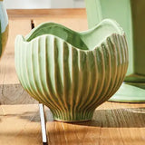 Ceramic Marianna Pot in Mossy Green