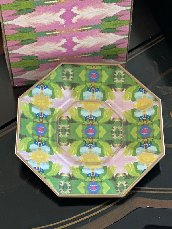 Boca Bay By Laura Park Decoupage Glass Plate